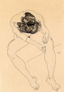 Femme nue assise, 1912