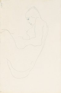 Nue assise, 1912 - Egon Schiele