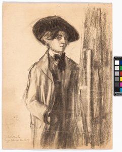 Autoportrait (?) - Egon Schiele