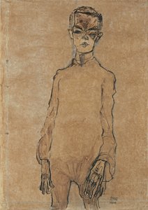 Autoportrait, 1910 - Egon Schiele