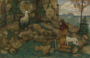 La vision de Saint Hubert, 1916