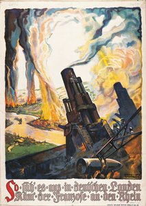 Affiche de propagande de la Première Guerre mondiale - Egon Tschirch