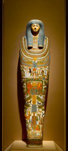 Cartonnage intérieur de Gautseshenu, vers 700-650 av. J.-C. - Egyptian