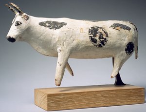 Taureau ou bœuf, Moyen Empire (bois peint)