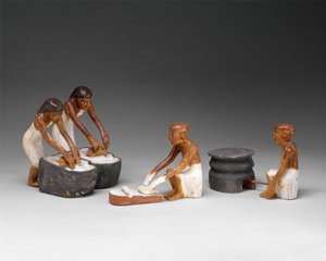 Boulangers et brasseurs du tombeau de Meketre, vers 1981-1975 av. J.-C.