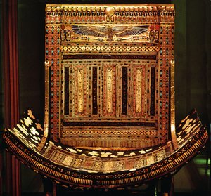 Chaise cérémoniale de Toutankhamon, (détail) - Egyptian 18th Dynasty