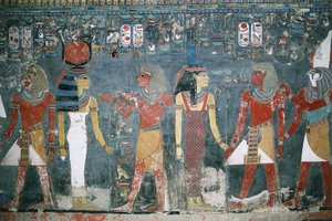 Égypte, Louxor, Vallée des Rois, tombeau d