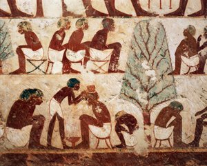 Égypte, Louxor, Thèbes Ouest, Sheik el Gurnak. Tombe d