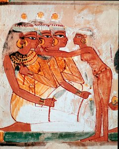 Art égyptien : tombe de Nakht (détail) - Egyptian 18th Dynasty