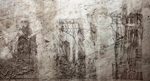 Antiquité égyptienne : dessins inachevés décorant la tombe du vizir Ramose - Egyptian 18th Dynasty
