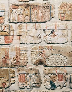 Civilisation égyptienne, fragments du mur de Talatat, du temple d