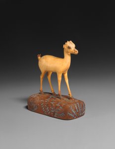 Gazelle, vers 1390-1353 av. J.-C. (ivoire d