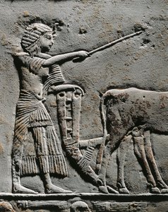 Horemheb labourant la terre dans les Champs d
