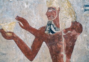Relief peint, temple mortuaire d