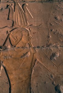 Relief peint, Temple mortuaire d