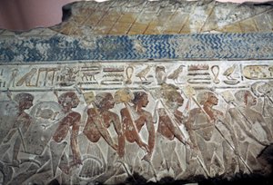 Relief de parade militaire - Egyptian 18th Dynasty