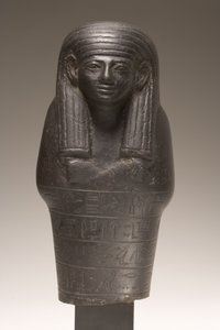 Figurine shabti pour Amenemhat, Nouvel Empire (diorite)