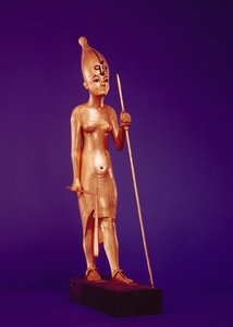 Statuette du roi, de la tombe de Toutankhamon (vers 1370-1352 av. J.-C.) Nouvel Empire