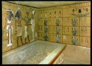 La chambre funéraire dans la tombe de Toutankhamon, Nouvel Empire (photo) - Egyptian 18th Dynasty