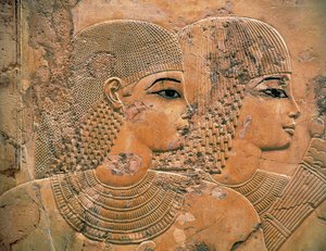 Les invités au banquet funéraire de Ramose - Egyptian 18th Dynasty