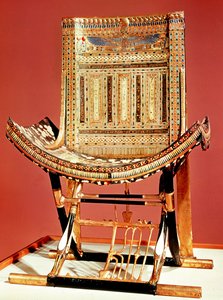 Trône ecclésiastique des pharaons, de la tombe de Toutankhamon