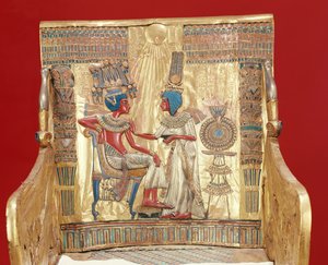 Trône, de la Tombe de Toutankhamon (c.1370-1352 av. J.-C.) Nouvel Empire