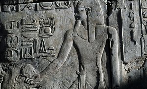 Bas-relief, Temple de Louxor, Louxor, Thèbes (site du patrimoine mondial de l