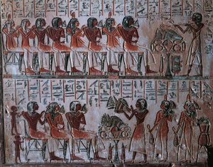 Détail de la stèle de Kara - Egyptian 19th Dynasty