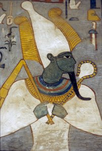 Osiris de la tombe de Ramsès I, Thèbes (peinture murale)