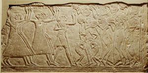 Relief représentant un cortège funèbre, de Saqqara