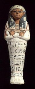 Shabti de Sennedjem, un ouvrier de la nécropole à Deir el-Medina, Thèbes, Nouvel Empire, c.1294-1279 av. J.-C. - Egyptian 19th Dynasty