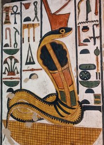 Tombe de Néfertari / Déesse égyptienne Wadjet - Egyptian 19th Dynasty