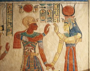 Égypte, Louxor, Thèbes antique, Vallée des Reines, tombeau d