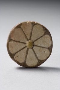 Incrustation florale, Nouvel Empire, règne de Ramsès III, 1184-53 av. J.-C. (faïence)