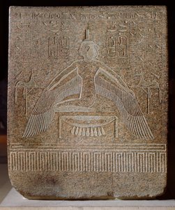 Isis Pterophor, du sarcophage de Ramsès III (c.11854-1153 av. J.-C.) de sa tombe dans la Vallée des Rois, Nouveau Royaume