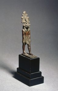 Figure de Harsaphes, une divinité à tête de bélier, Période Tardive, vers 600 av. J.-C.