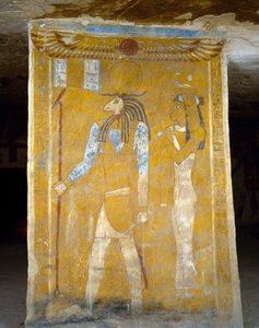 Peintures murales de la tombe de Pa Nentwy - Egyptian 26th Dynasty