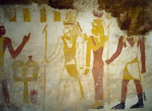 Peintures murales de la tombe de Pa Nentwy - Egyptian 26th Dynasty