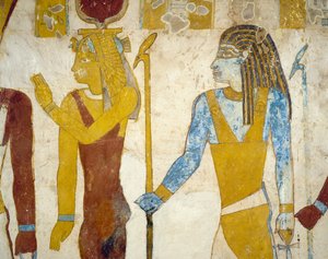 Peintures murales de la tombe de Pa Nentwy, Oasis de Bahariya
