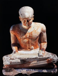 Scribe assis, de Gizeh, Égypte 2575 av. J.-C., dynastie IV - Egyptian 4th Dynasty