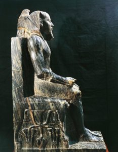 Statue du Pharaon Khafre, Dynastie IV, Égypte - Egyptian 4th Dynasty