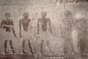 Artisans du mur sud de la chapelle mastaba de Ti, Ancien Empire
