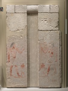 Fausse porte de Nykara, 2408-2341 av. J.-C. - Egyptian 5th Dynasty