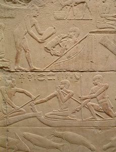 Relief représentant un homme s