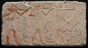 Relief de trois porteurs d