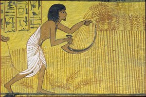 Égypte ancienne, peinture murale, tombe de Sennedjem, tombe des Nobles, Thèbes, Deir el Medina - Egyptian Egyptian