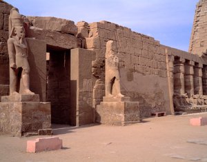 Antiquité égyptienne : vue du temple de Karnak - Egyptian Egyptian