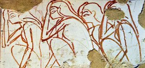 Peinture murale de tombe égyptienne - Egyptian Egyptian