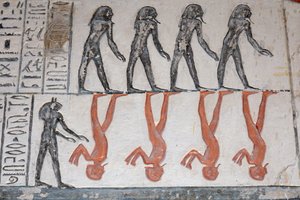 Hiéroglyphe, Tombe de Ramsès IX, Louxor - Egyptian Egyptian