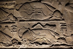 Temple de Louxor : Vaches sacrifiées - Egyptian Egyptian